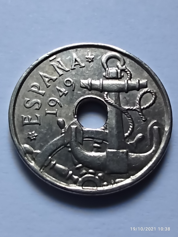50 CENTIMOS 1949 ESTRELLA 62 EBC