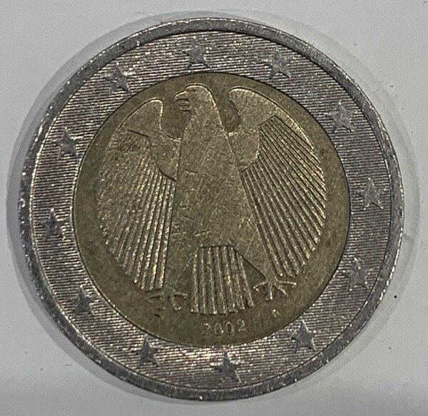 Moneda Dos Euros (2€) Águila 2002 Alemania