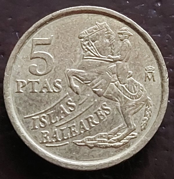 Moneda 5 Pesetas España 1997 Conmemorativa