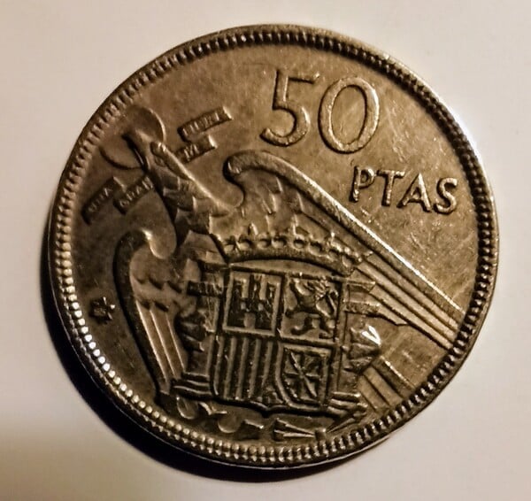 50 pesetas 1957 (*58)