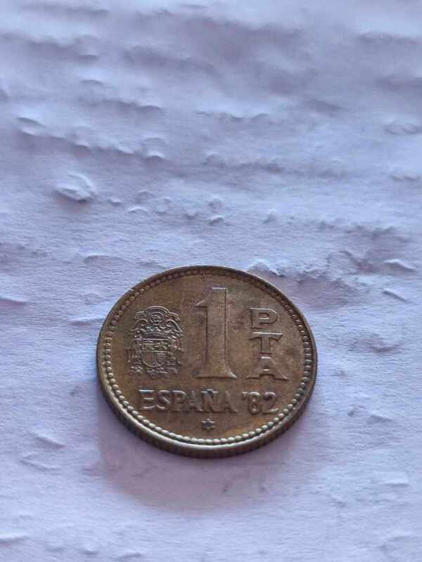 Moneda de 1 peseta del año 1980
