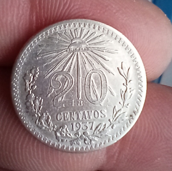 Moneda de 20 centavos  1937