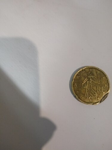 Vendo moneda 20 centimosde Francia