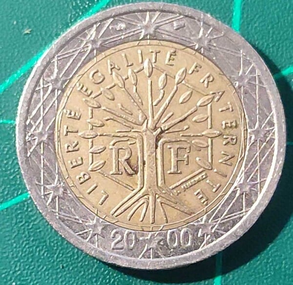 Moneda 2€ Francia 2000