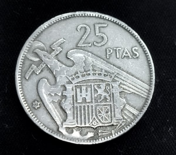 MONEDA 25 PESETAS 1957 *61