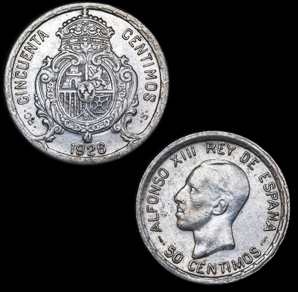 50 CENTIMOS 1926 - ALFONSO XIII