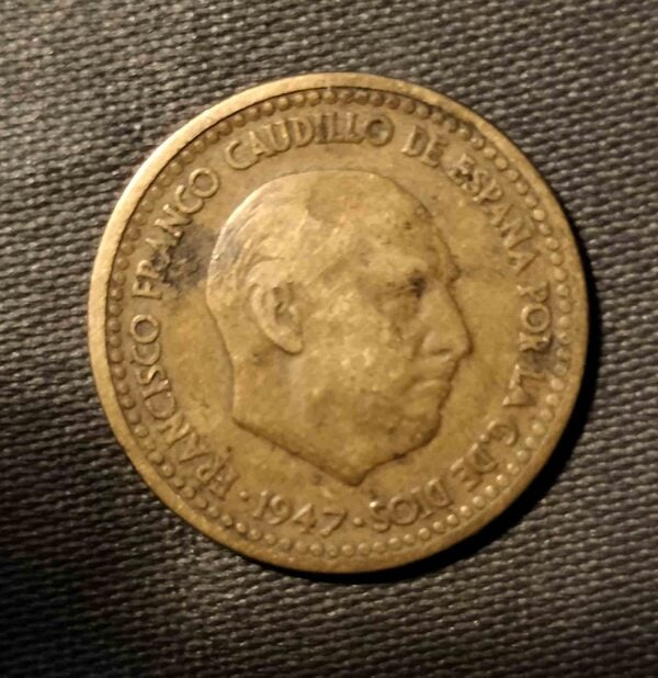 Peseta de Franco Año 1947 *19 *52