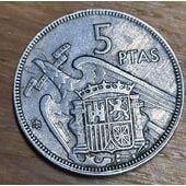 Moneda 5 pesetas Franco 1957  *63