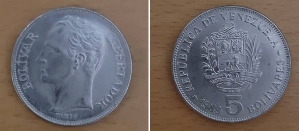 Moneda 5 bolivares