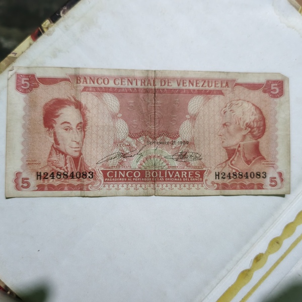 Cinco bolívares