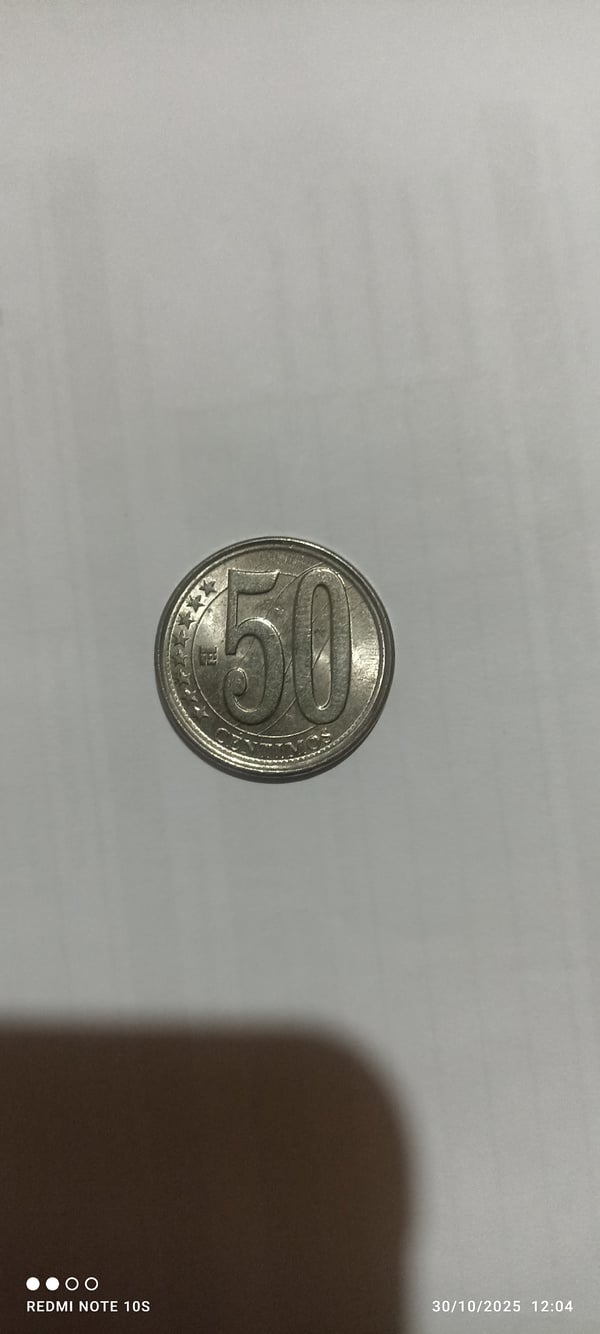 Moneda de 50 céntimo del año 2007