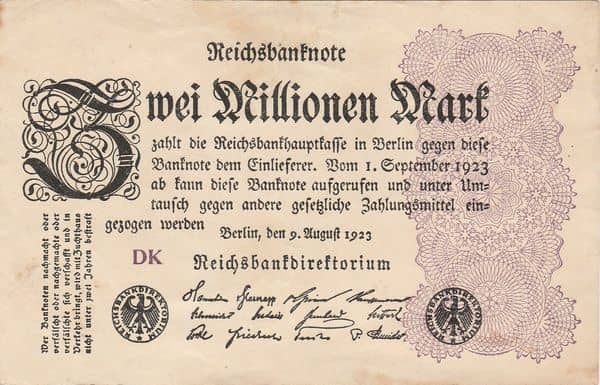 2000000 Mark Reichsbanknote