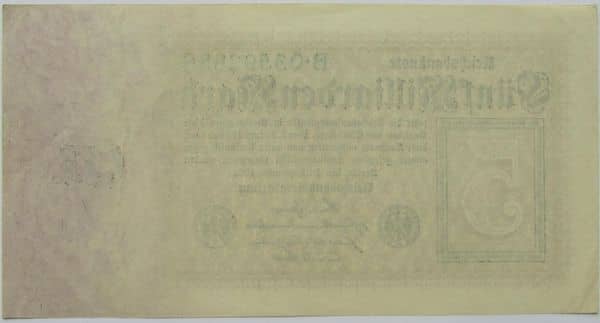 5000000000 Mark Reichsbanknote