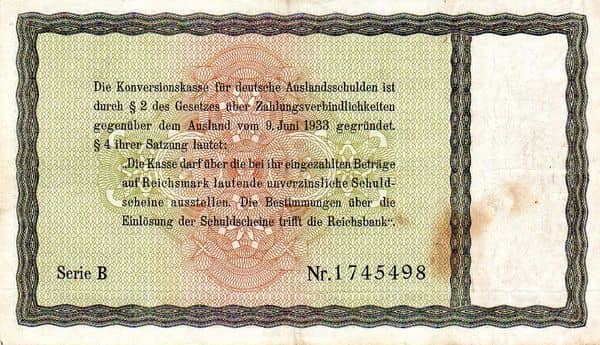 5 Reichsmark Konversionskasse