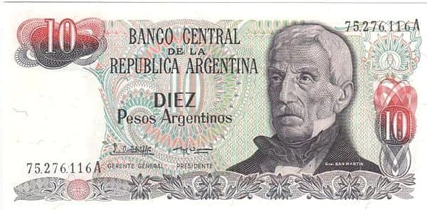 10 pesos argentins