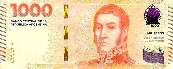 1000 pesos