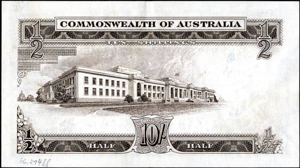 10 Shillings Commonwealth Bank