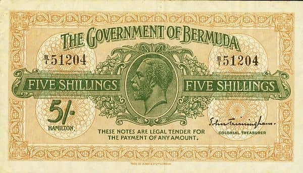 5 Shillings George V