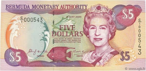 5 Dollars Elizabeth II