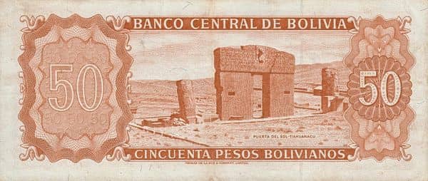 50 Pesos Bolivianos