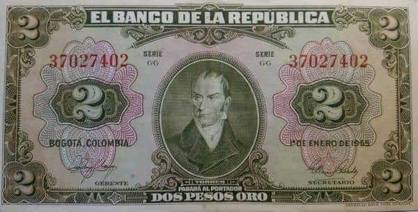 2 Pesos Oro