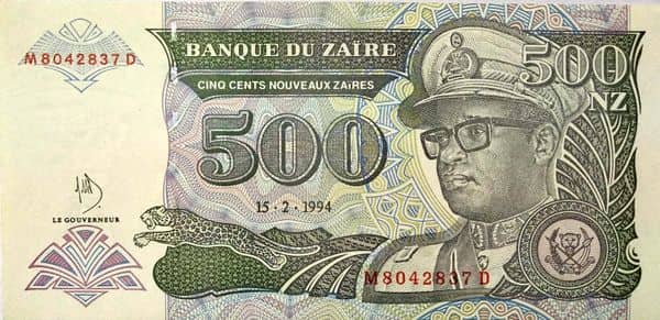 500 Nouveaux Zaïres