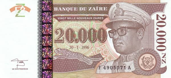 20000 Nouveaux Zaïres