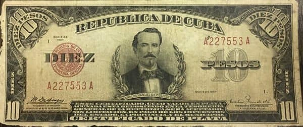 10 Pesos (Certificado de plata)