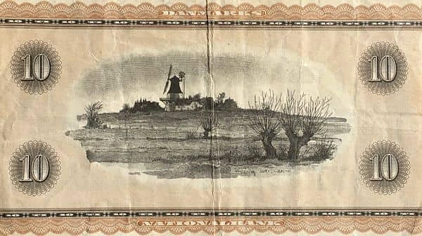 10 Kroner Portrait and Landscape 1957-1974 - Danemark (Description)