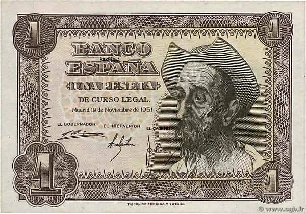 1 peseta (Don Quichotte de la Mancha)