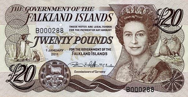 20 Pounds Elizabeth II