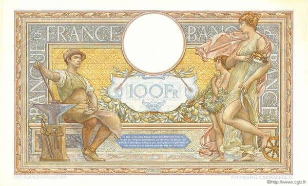 100 francs Luc Olivier Merson
