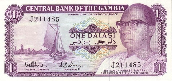 1 dalasi (ouverture de la Banque centrale)