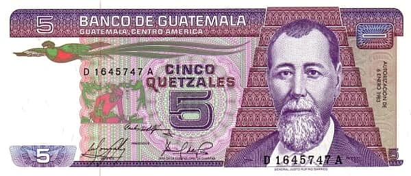 5 Quetzales