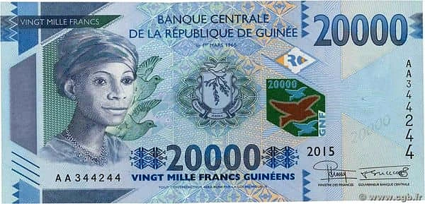 20000 francs guinéens