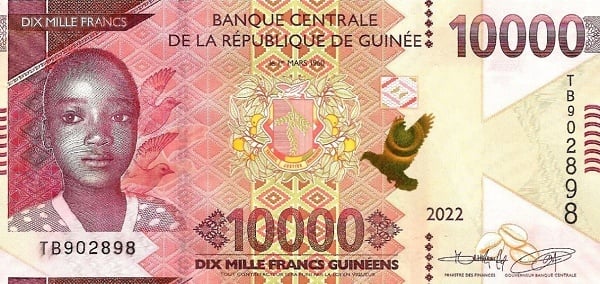 10000 francs guinéens