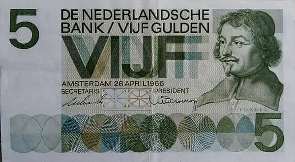 5 Gulden Vondel I
