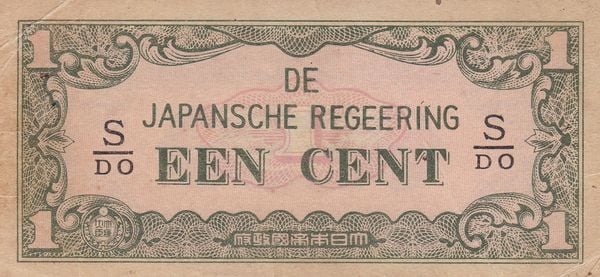 1 Cent Japanese Occupation