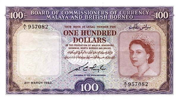 100 Dollars Elizabeth II