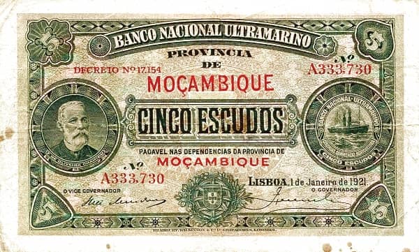 5 Escudos