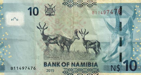 10 Namibia Dollars