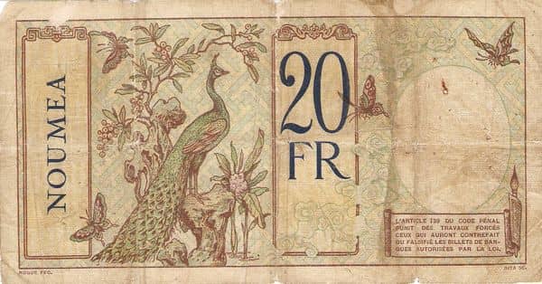 20 Francs Nouméa