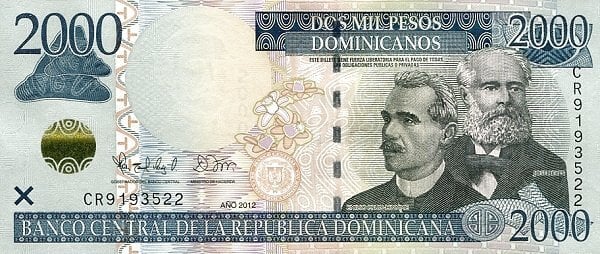 2000 pesos dominicains