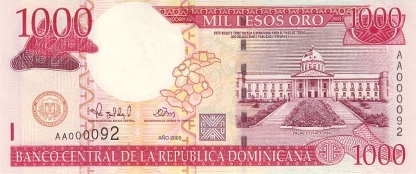 1000 pesos d'or