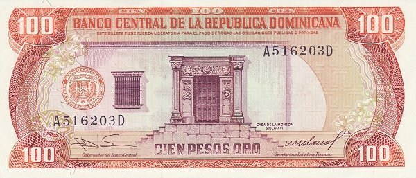 100 pesos d'or