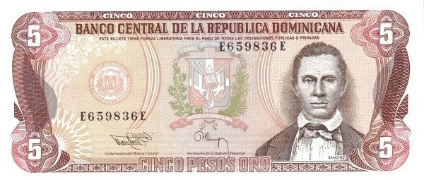 5 pesos d'or