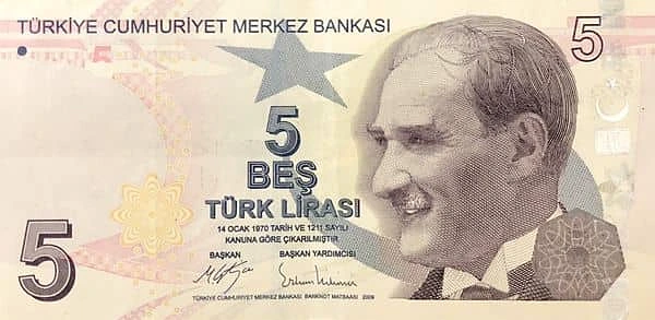 5 Lira (Rojo)