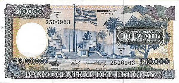 10 000 nouveaux pesos