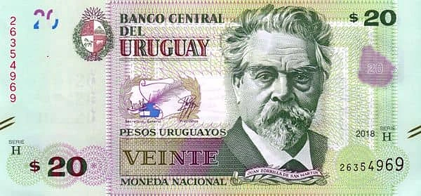 20 Pesos Uruguayos