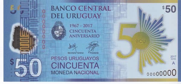 50 Pesos Uruguayos